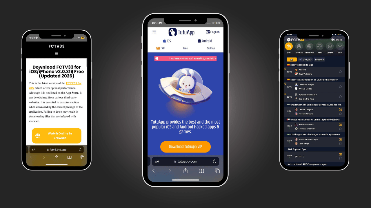 Method 4: TutuApp Installer on FCTV33